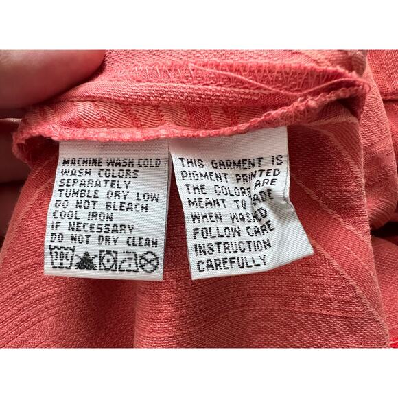 Tommy Bahama Silk Blend Palm Pattern Short Sleeve Button Up - Picture 4 of 5